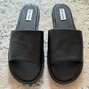 Steve Madden Kaya Black Leather